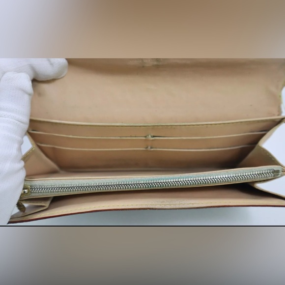 Louis-Vuitton Long Wallet Black Multicolor Porte Monet Monogram Authentic USED - Picture 11 of 14